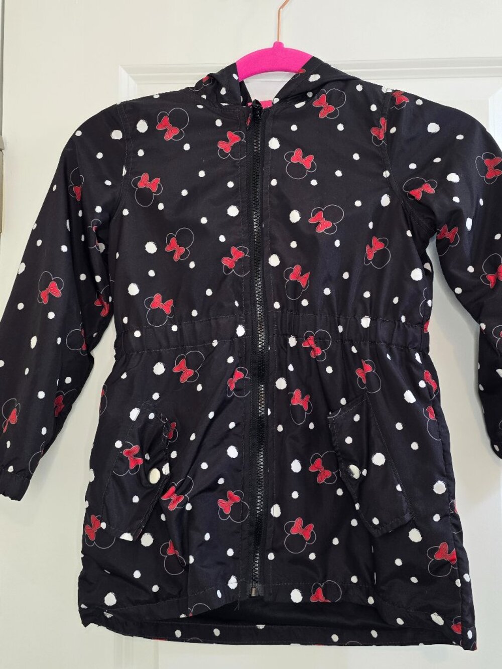 Disney Junior Minnie Mouse Resistant Jacket with Ears